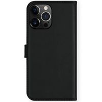 Selencia Étui portefeuille en cuir véritable iPhone 13 Pro - Noir