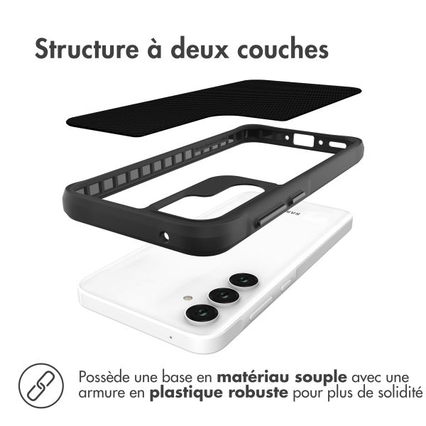 imoshion Rugged Hybrid Carbon Case Samsung Galaxy A35 - Noir