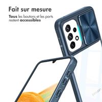 imoshion Coque arrière Camslider Samsung Galaxy A33 - Bleu foncé