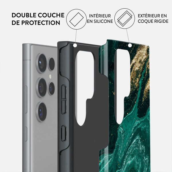 Burga Coque arrière Tough Samsung Galaxy S24 Ultra - Emerald Pool