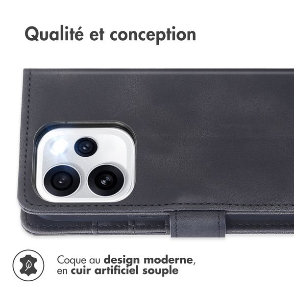 imoshion Etui de télephone portefeuille avec cordon Oppo Reno15 Pro (5G) - Noir