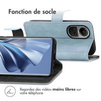 imoshion Étui de télephone portefeuille Oppo Reno 10 / 10 Pro - Bleu clair