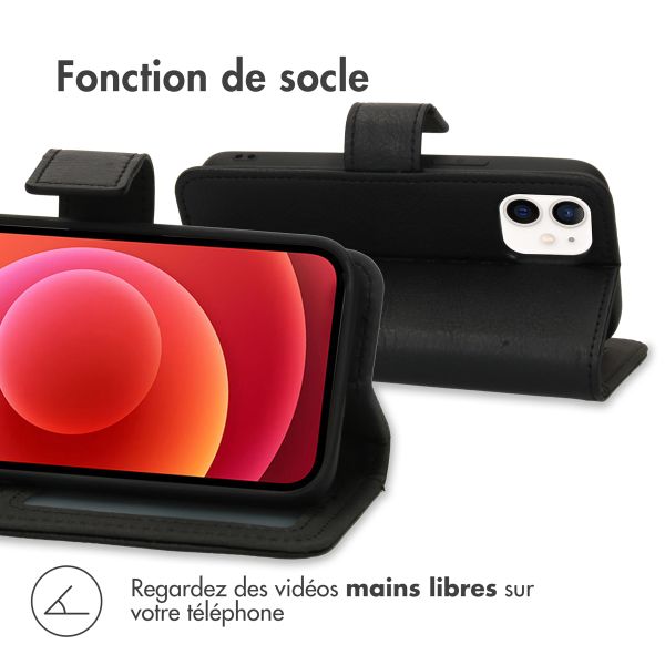 imoshion Étui de téléphone portefeuille Luxe iPhone 12 Mini