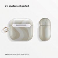 Selencia Coque Vivid  Apple Airpods 4 - Desert Waves Beige