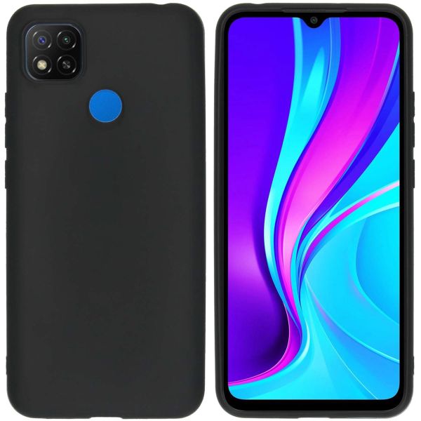 imoshion Coque Couleur Xiaomi Redmi 9C - Noir