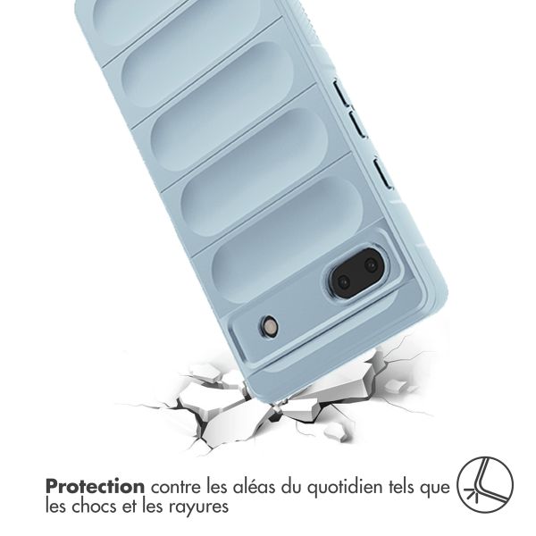 imoshion Coque arrière EasyGrip Google Pixel 6a - Bleu clair