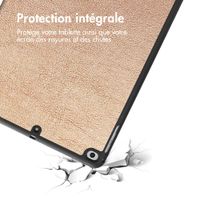 imoshion Coque tablette Trifold Apple iPad 6 (2018) 9.7 pouces / iPad 5 (2017) 9.7 pouces / Air 2 (2014)/Air 1 (2013) - Rose Doré