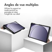 imoshion Coque tablette Trifold Samsung Galaxy Tab A11 / A9 8.7 pouces - Rose Doré