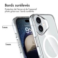 imoshion Coque Rugged Air MagSafe Apple iPhone 16 Plus - Transparent