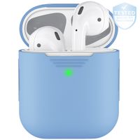 KeyBudz Coque Elevate Protective Silicone Apple AirPods 1 / 2 - Baby Blue