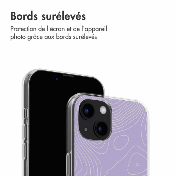 imoshion Coque Design iPhone 13 - Topo Lilac