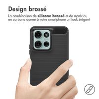 imoshion Coque Brushed Motorola Moto G75 5G - Noir