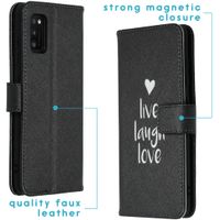 imoshion Coque silicone design Samsung Galaxy A41 - Live Laugh Love