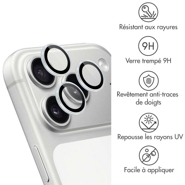 imoshion Protection d'objectif d'appareil photo (pack de 2) Apple iPhone 17 Pro / 17 Pro Max - Argent