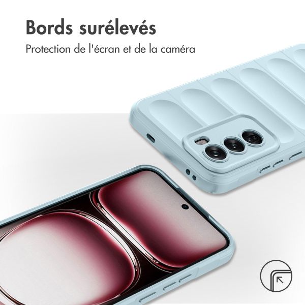 imoshion Coque arrière EasyGrip Oppo Reno 12 Pro - Bleu clair