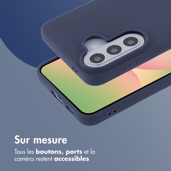 imoshion Coque Couleur Samsung Galaxy A57 (5G) - Bleu foncé