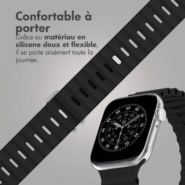 Accezz Bracelet Ocean Apple Watch | 38/40/41/42 mm - Noir