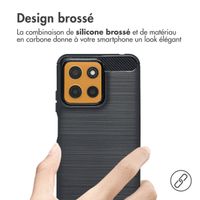 imoshion Coque Brushed Motorola Moto G15 / G15 Power - Noir
