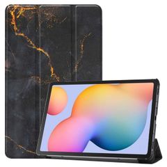 imoshion Coque tablette Design Samsung Galaxy Tab S6 Lite (2020/2022/2024) - Black Marble