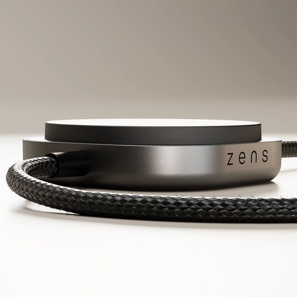 Zens Câble USB-C Pro 2 avec chargeur sans fil pour téléphone / earbuds - MagSafe et Qi2 - Noir