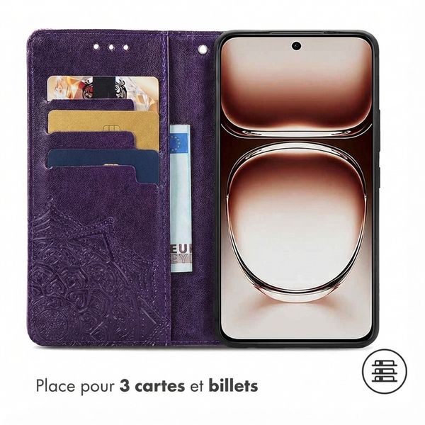 imoshion Etui de télephone Mandala Oppo Reno 12 - Violet