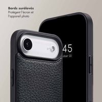 Selencia Coque de télephone Nova avec cordon et porte-cartes Apple iPhone Air - Noir