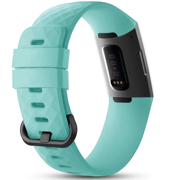 imoshion Bracelet silicone le Fitbit Charge 3 / 4 - Turquoise