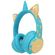 imoshion Kids Unicorn LED Light Bluetooth Casque - Casque pour enfants avec limiteur de décibels - Casque sans fil + câble AUX - Soft Blue / Yellow