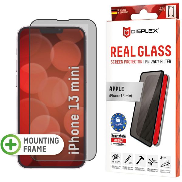 Displex Protection d'écran en verre trempé Privacy iPhone 13 Mini