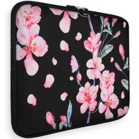 imoshion Universele Design Sacoche 13 pouces - Blossom Watercolor Black