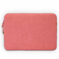 Selencia Pochette ordinateur Corduroy 15-16 pouces - Old Pink