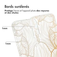 imoshion Coque Design Samsung Galaxy A25 (5G) - Golden Leaves Transparent