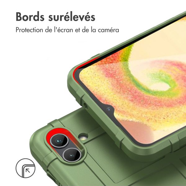 imoshion Coque Arrière Rugged Shield Samsung Galaxy A04 - Vert