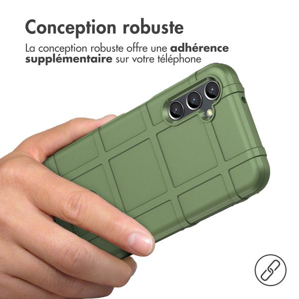 imoshion Coque Rugged Shield Samsung Galaxy A14 (5G/4G) - Vert foncé