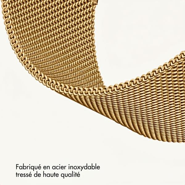 imoshion Bracelet magnétique milanais  - Connexion universelle 20 mm - Doré