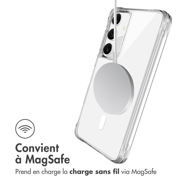 imoshion Coque Rugged Air MagSafe Samsung Galaxy S25 Plus - Transparent