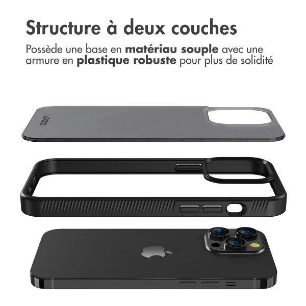 Accezz Coque Givrée Robuste Apple iPhone 14 Pro Max - Noir