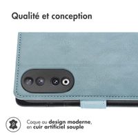 imoshion Étui de télephone portefeuille Honor 90 - Bleu clair