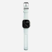Nomad Bracelet Rocky Point Apple Watch Series 1 t/m 11 / SE / Ultra (44/45/46/49 mm) - Icy Blue Glow TItanium