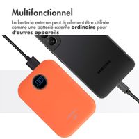 imoshion Batterie externe MagSafe - 10.000 mAh - Batterie externe sans fil - Abricot Crush Orange