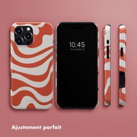 Selencia Coque arrière Vivid Tough avec MagSafe iPhone 16 Pro Max - Dream Swirl Orange