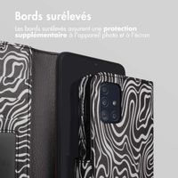 imoshion Étui de télephone portefeuille Design Samsung Galaxy A51 - Black And White