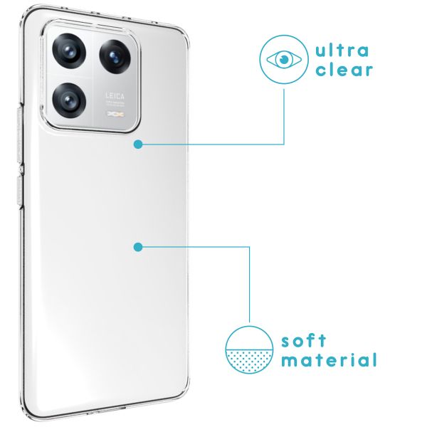 imoshion Softcase Back Cover Xiaomi 13 Pro - Transparent