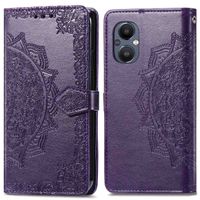 imoshion Etui de téléphone portefeuille Mandala Oppo Reno8 Lite - Violet