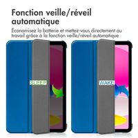 imoshion Coque tablette Trifold Apple iPad 11 (2025) 11 pouces A16 / iPad 10 (2022) 10.9 pouces - Cobalt Blue