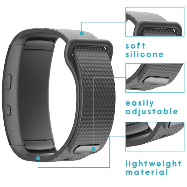 imoshion Bracelet silicone Samsung Gear Fit 2 / 2 Pro - Gris