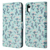 imoshion ﻿Étui de téléphone portefeuille Design Apple iPhone Xr - Blue Flowers