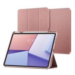 Spigen Coque tablette Urban Fit iPad Air 11 pouces (2024) M2 / Air 5 (2022) / Air 4 (2020) - Rose Gold