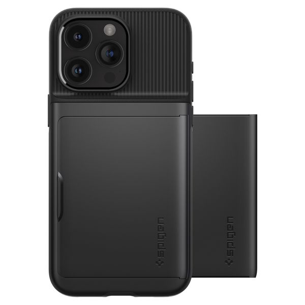 Spigen Coque Slim Armor CS Apple iPhone 15 Pro Max - Noir