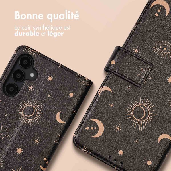 imoshion Étui de télephone portefeuille Design Samsung Galaxy A54 (5G) - Sky Black